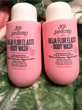 Sol de Janeiro Pink Beija Flor Elasti Body Wash Duo